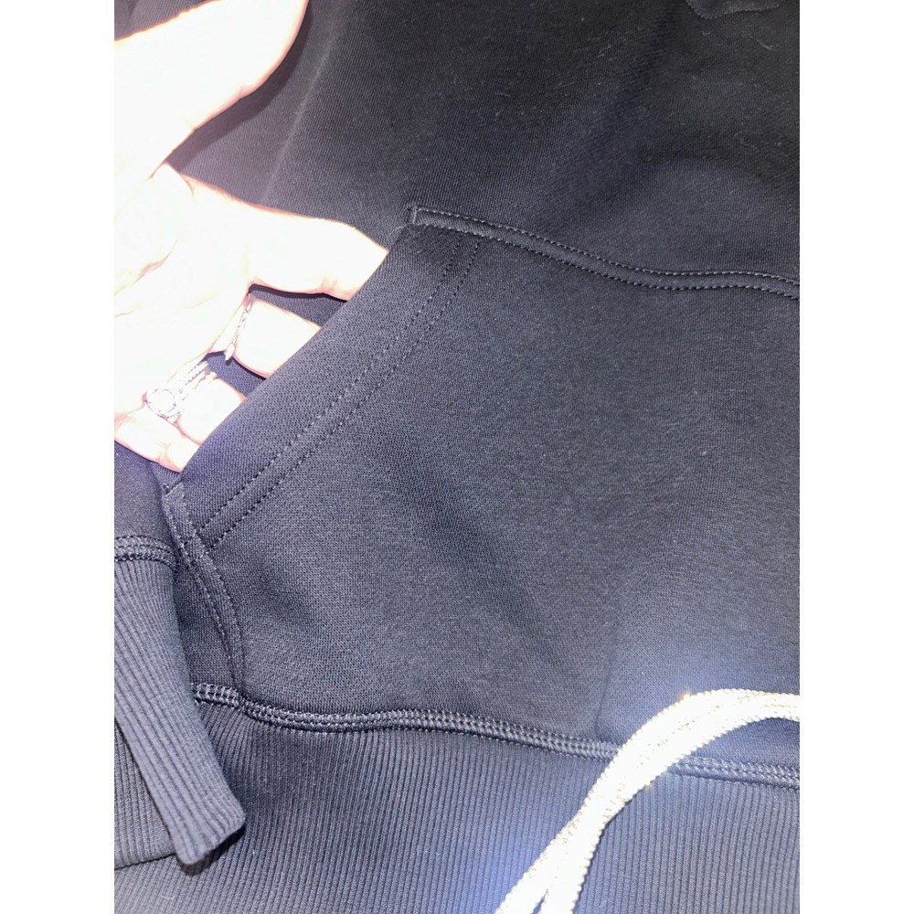 Harley-Davidson Lace Up Hoodie Black Embroidered Logo Sweatshirt Women's Large - Picture 5 of 7